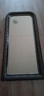 Antieke Spiegel met Sierlijke Lijst, Ophalen of Verzenden, Rechthoekig, 50 tot 100 cm, 100 tot 150 cm