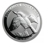 1 ounce zilveren Kookaburra, Postzegels en Munten, Edelmetalen en Baren, Ophalen of Verzenden, Zilver