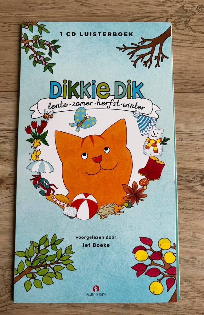 Luisterboek CD - Dikkie Dik - Lente Zomer Herfst Winter, Boeken, Luisterboeken, Cd, Kind, Ophalen of Verzenden