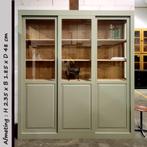 Vitrinekast / Schoolkast / Maatwerk   # 1011, Ophalen of Verzenden, Nieuw, 25 tot 50 cm, 200 cm of meer