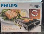 Philips Tafelgrill HD4417/20 - Zo Goed Als Nieuw, Witgoed en Apparatuur, Contactgrills, Ophalen of Verzenden, Uitneembare platen