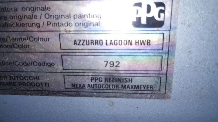 Fiat Punto 2005 onderdelen( sporting), Auto-onderdelen, Carrosserie en Plaatwerk, Achterklep, Fiat, Voor, Ophalen of Verzenden