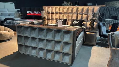 Luxe boxspring met TV LIFT 180x200 cm, Huis en Inrichting, Slaapkamer | Boxsprings, Nieuw, 180 cm, 200 cm, Tweepersoons, Ophalen