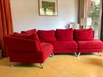 Rolf Benz 222, bank, rood, wol, Ophalen, Gebruikt, 150 tot 200 cm, Hoekbank