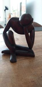 Handgesneden  beeldje  uit Gambia, Antiek en Kunst, Ophalen of Verzenden