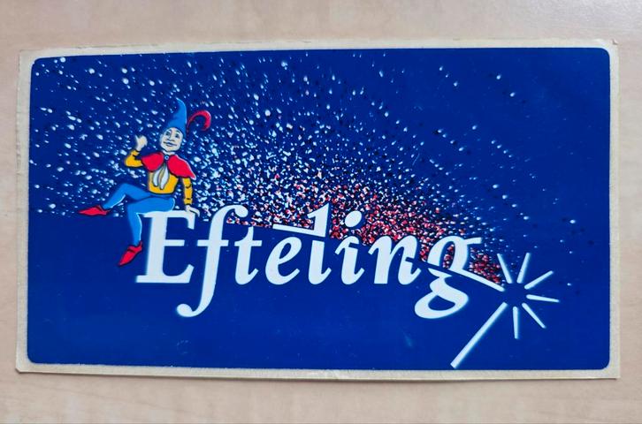 453) ORIGINELE STICKER DE EFTELING KAATSHEUVEL, Verzamelen, Efteling, Gebruikt, Overige typen, Ophalen of Verzenden