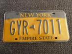 Kentekenplaat licenseplate New York Empire State 5 USA, Verzenden, Gebruikt, Auto's