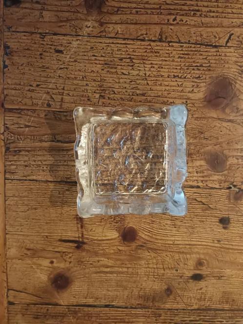 Whitefriars asbak 'doorzichtig' glas, VINTAGE!, Antiek en Kunst, Curiosa en Brocante, Ophalen of Verzenden