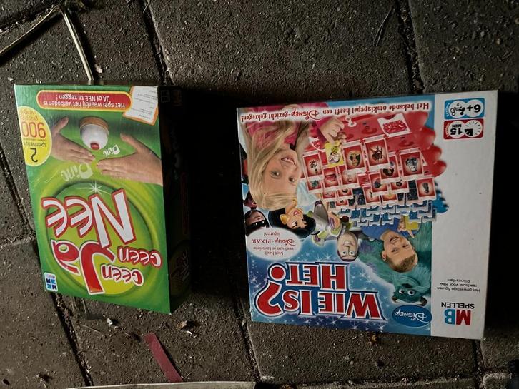 verschillende spellen geen ja geen nee wie is het disney, Hobby en Vrije tijd, Gezelschapsspellen | Bordspellen, Gebruikt, Ophalen
