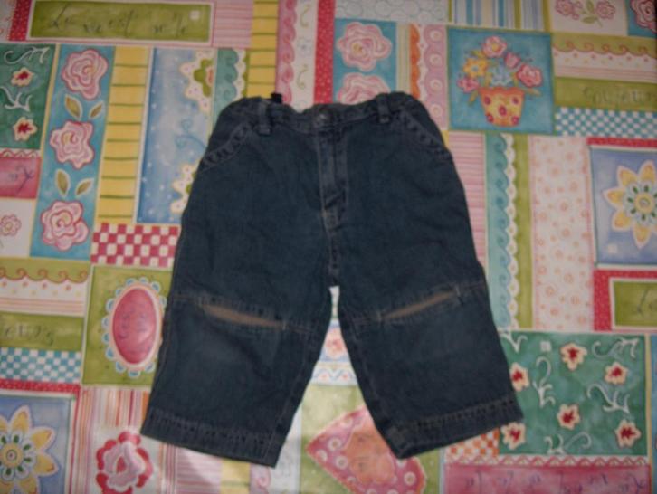 Soepel vaal blauw jeansbroekje broekje HEMA 74 prima staat, Kinderen en Baby's, Babykleding | Maat 74, Gebruikt, Jongetje, Broekje