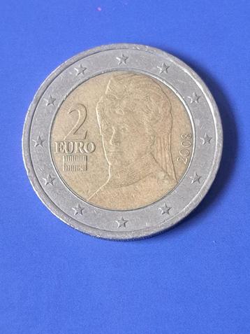 2008 Oostenrijk 2 euro, schaars beschikbaar voor biedingen