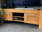 Tv meubel blank eiken, 150 tot 200 cm, Minder dan 100 cm, Eikenhout, 50 tot 75 cm
