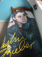 Justin Bieber dekbedovertrek met instopstrook en sloop, Ophalen of Verzenden, Zo goed als nieuw, Eenpersoons, Dekbedovertrek