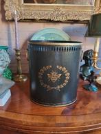 Toleware metalen empire-stijl papierbak, Ophalen of Verzenden