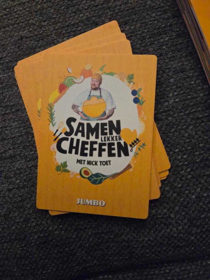 Samen lekker cheffen kaarten van Jumbo, Verzamelen, Supermarktacties, Albert Heijn, Ophalen