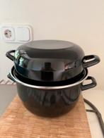 Mosselpan zwart 22cm, Ophalen of Verzenden, Zo goed als nieuw, Overige materialen, Overige typen