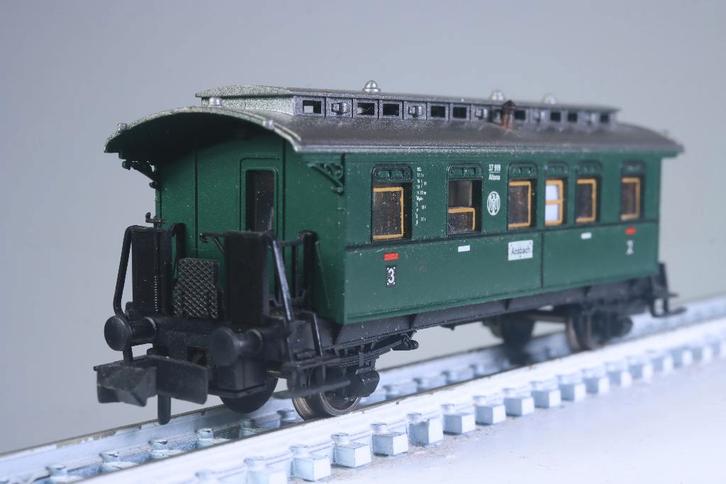 Personenwagen 2e/3e kl type BCi Pr 05, DRG, Hobby en Vrije tijd, Modeltreinen | N-Spoor, Gebruikt, Wagon, Gelijkstroom, Fleischmann