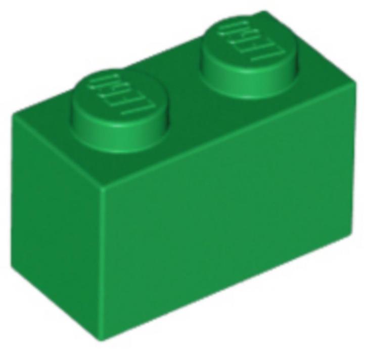Lego Bouwstenen/bricks 1x2 groen 9 stuks, Kinderen en Baby's, Speelgoed | Duplo en Lego, Gebruikt, Lego, Losse stenen, Ophalen of Verzenden