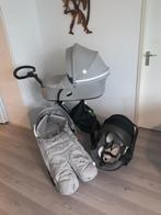 Stokke V6 licht grijs - complete set, Overige merken, Kinderwagen, Verstelbare duwstang, Zo goed als nieuw