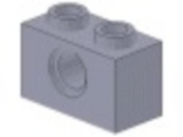 Lego Stenen 5x 1x2 Technic Licht Blauw Grijs 3700 (NIEUW) beschikbaar voor biedingen