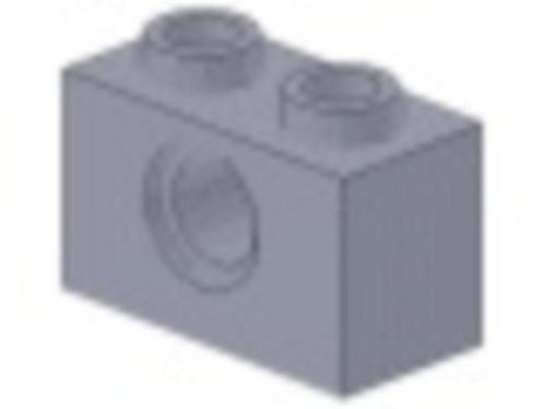 Lego Stenen 5x 1x2 Technic Licht Blauw Grijs 3700 (NIEUW), Kinderen en Baby's, Speelgoed | Duplo en Lego, Nieuw, Lego, Losse stenen