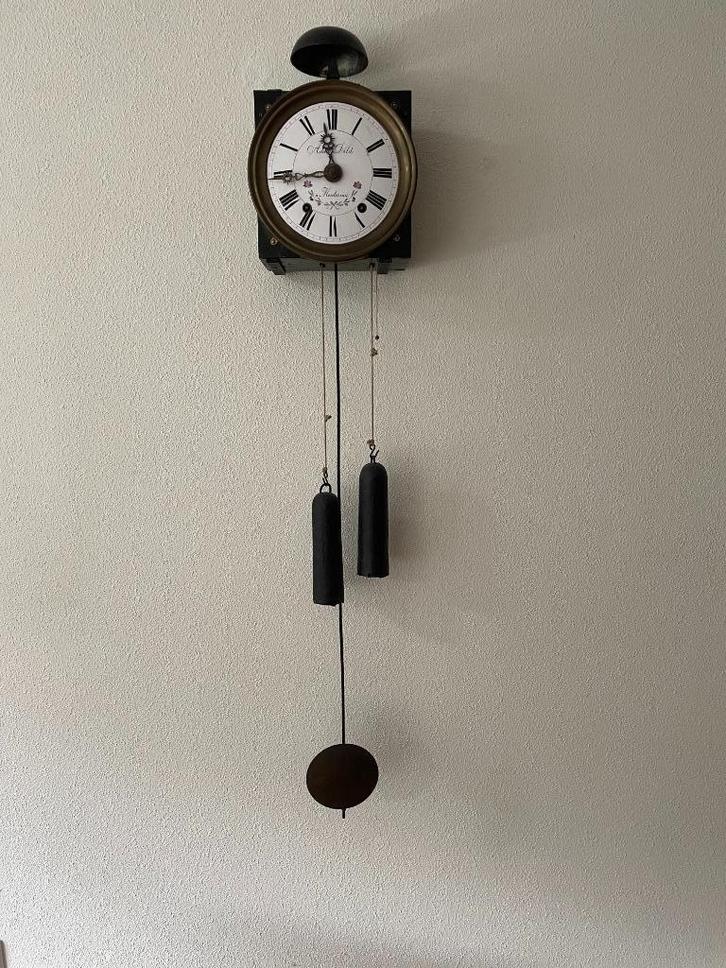 Antieke, goed werkende stations comtoise, Antiek en Kunst, Antiek | Klokken, Ophalen