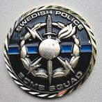 Voin bombsquad politie Zweden., Ophalen of Verzenden, Landmacht, Nederland, Embleem of Badge