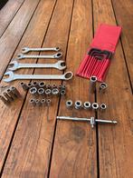 Facom divers gereedschap inbus,steek ring sleutel,doppen, Ophalen of Verzenden, Gebruikt