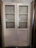 221,5hx131br smalle set dubbele deuren met glas