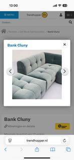 Bank Cluny 3 zits met arm links, Huis en Inrichting, Ophalen, 150 tot 200 cm, 75 tot 100 cm, Stof