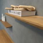 Zwevende wandplanken eiken muurplanken eiken wandplank 40mm, Verzenden