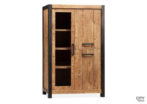 Beverwijk | Mango kasten SALE | 50 % DIRECT LEVERBAAR OP=OP, Huis en Inrichting, Kasten | Vitrinekasten, Nieuw, 25 tot 50 cm, Eikenhout