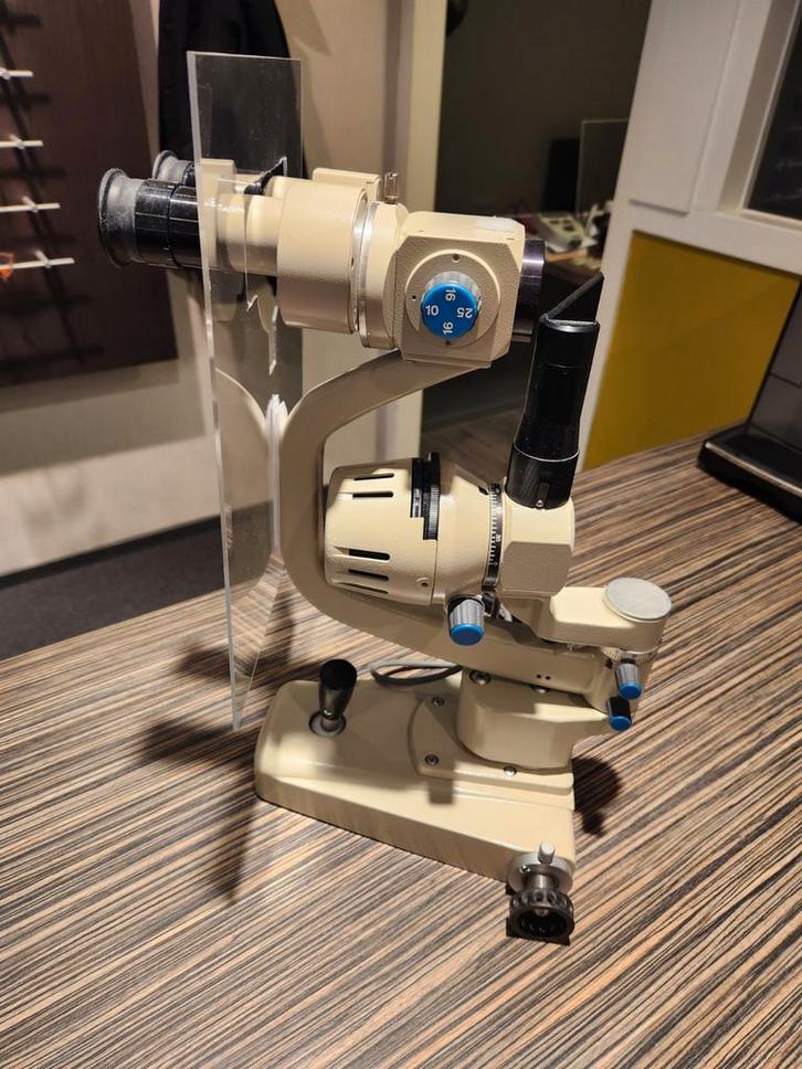 Spleetlamp, Audio, Tv en Foto, Optische apparatuur | Microscopen, Biologische microscoop, Minder dan 400x, Ophalen