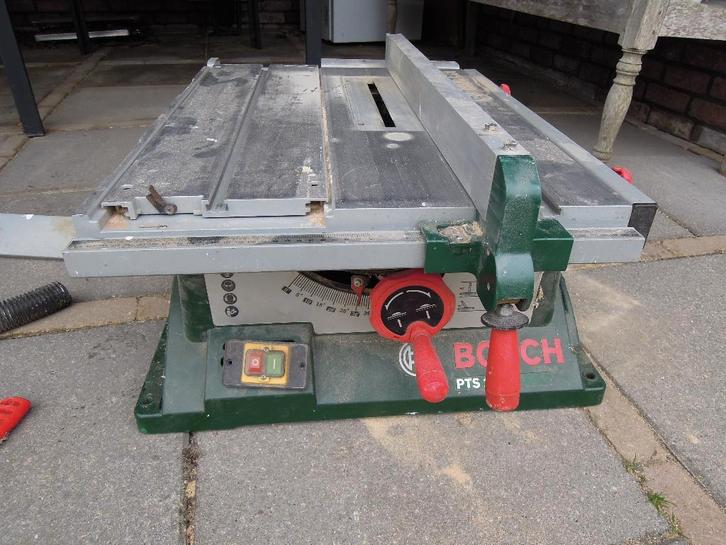 zaagtafel Bosch PTS 10 voor onderdelen, Doe-het-zelf en Verbouw, Gereedschap | Zaagmachines, Gebruikt, Cirkelzaag, 1200 watt of meer