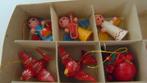 Mooie houten handgemaakte Kerst figuren jaren 60, Diversen, Kerst, Ophalen of Verzenden, Gebruikt
