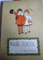 NAAR SCHOOL - J.VLIEGER**, Antiek en Kunst, Ophalen of Verzenden, J.Vlieger