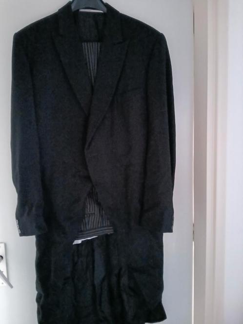 Trouwpak 1960, Kleding | Heren, Kostuums en Colberts, Gedragen, Maat 56/58 (XL), Zwart, Ophalen of Verzenden