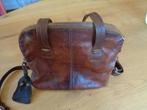 Cowboysbag leren schoudertas/handtas., Overige merken, Gebruikt, Bruin, Ophalen of Verzenden