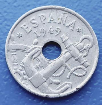 Spanje 50 céntimos - 1949 (62 in de ster)    beschikbaar voor biedingen