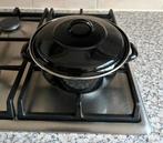 Emaille pan soeppan braadpan met deksel inhoud 2,2 liter, Ophalen of Verzenden, Zo goed als nieuw, Overige materialen, Koekenpan of Braadpan