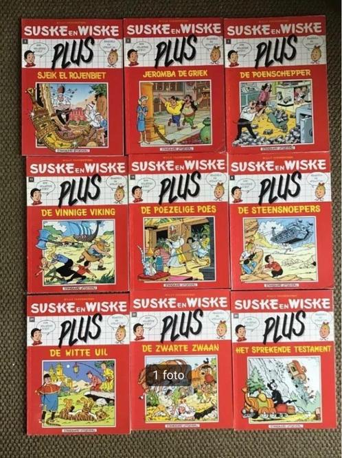 9 delen Suske en Wiske 2e rode plus reeks naar W.Vandersteen, Boeken, Stripboeken, Gelezen, Meerdere stripboeken, Ophalen of Verzenden