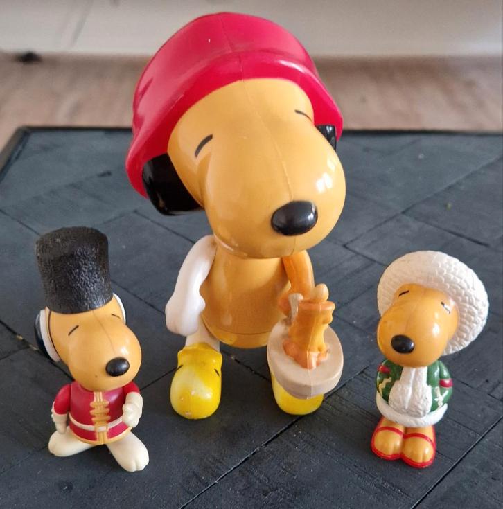 Snoopy Figuren Set - 3 Stuks, Verzamelen, Poppetjes en Figuurtjes, Gebruikt, Ophalen of Verzenden