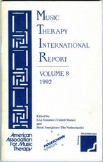 Music Therapy International Report volume 8 1992, Algemeen, Ophalen of Verzenden, Zo goed als nieuw