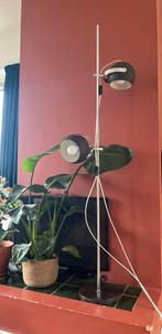 Vintage space age stijl staande bollen lamp, Huis en Inrichting, Lampen | Vloerlampen, Ophalen, Gebruikt, Space age vintage, Metaal