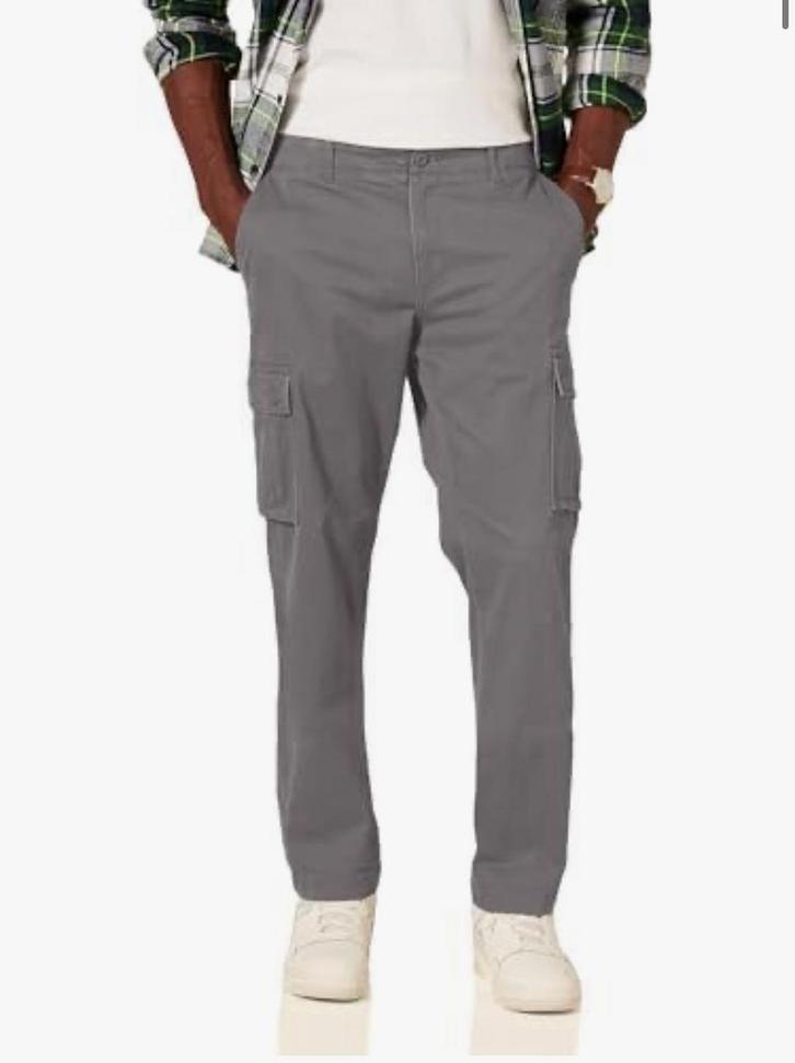 Amazon essentials heren Broek (nieuw) Cargo Pant Grijs!, Kleding | Heren, Broeken en Pantalons, Nieuw, Maat 56/58 (XL), Grijs