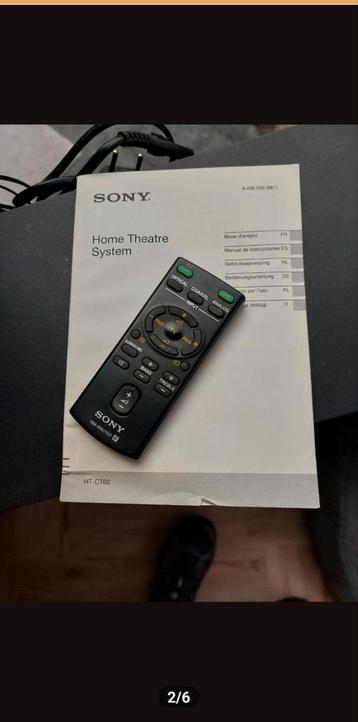 sony sound bar met supwoufer en ab beschikbaar voor biedingen