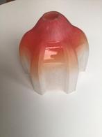 Antiek lampenkapje glas met korenaren, Ophalen of Verzenden