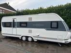 Hobby de Luxe 650 KMFE stapelbed+voortent+luifel+airco+mover, Caravans en Kamperen, Caravans, Hobby, Particulier, Stapelbed, 8 meter en meer