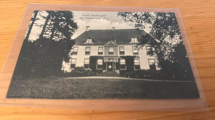 Ansichtkaart Diepenveen Huize Boxbergen, Verzamelen, Ansichtkaarten | Nederland, Ongelopen, Overijssel, Voor 1920, Ophalen of Verzenden