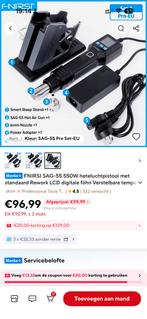 FNIRSI Hetelucht Station PRO - ALU Standaard soldeerstation, Doe-het-zelf en Verbouw, Ophalen of Verzenden, Nieuw